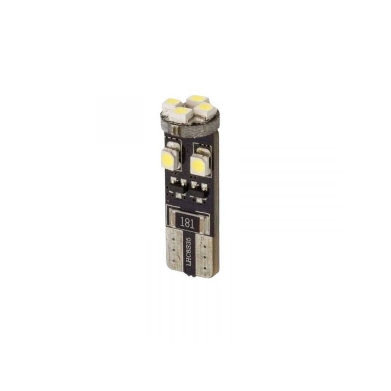 Set Lampade T10 a 8 Led SMD con Canbus 12V (2PCS) Set Lampade T10 a 8 Led SMD con Canbus 12V (2PCS)