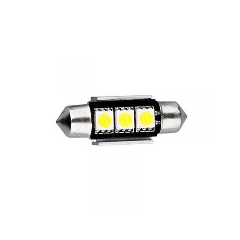 Lampade Siluro a 4 Led SMD Canbus 12V 12X38mm (2PCS Lampade Siluro a 4 Led SMD Canbus 12V 12X38mm (2PCS